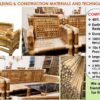 Elegant Bamboo Furniture Set (One 3-in-1, One 2-in-1 and 2-Singles with Bamboo Centre Table)